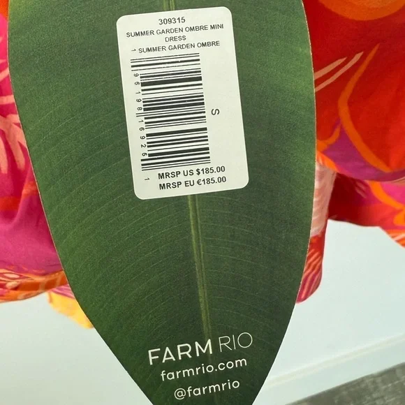 FARM RIO Summer Garden Ombre Mini Dress - Picture 15 of 16